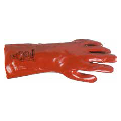 GANTS PVC PDT CHIM ROUGE 40CM